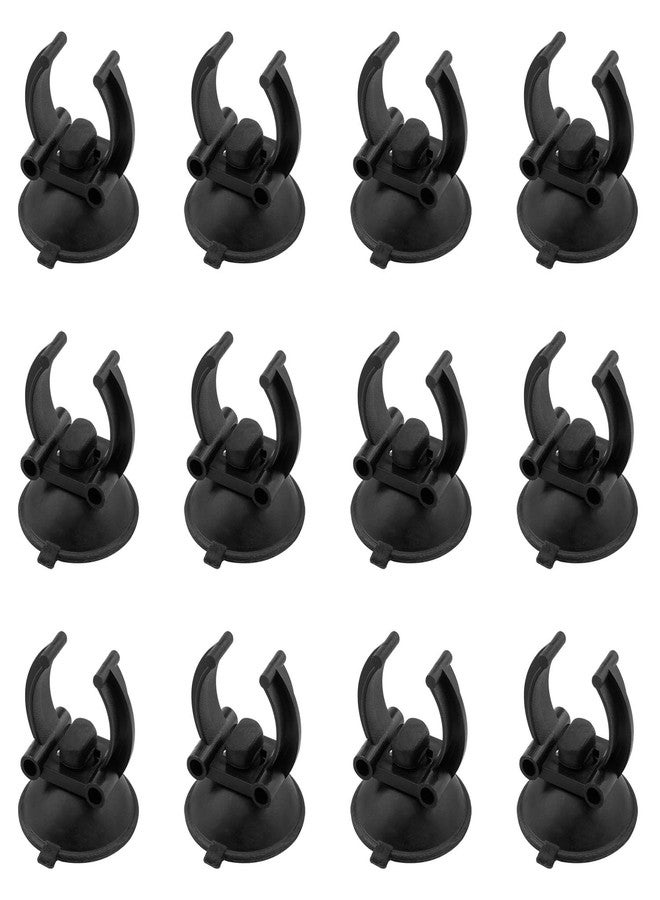 FINBe Aquarium Suction Cups Heater Suction Cup with Clamp for Aquarium Heaters Piping Hoses Plant Fish Tanks 12PCS - Image 1